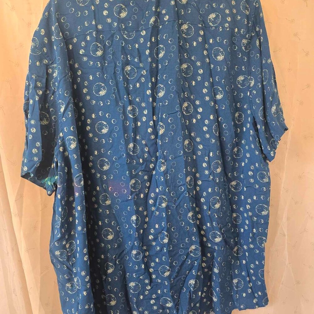 Moon Button Up Camp Shirt - Picture 3 of 4
